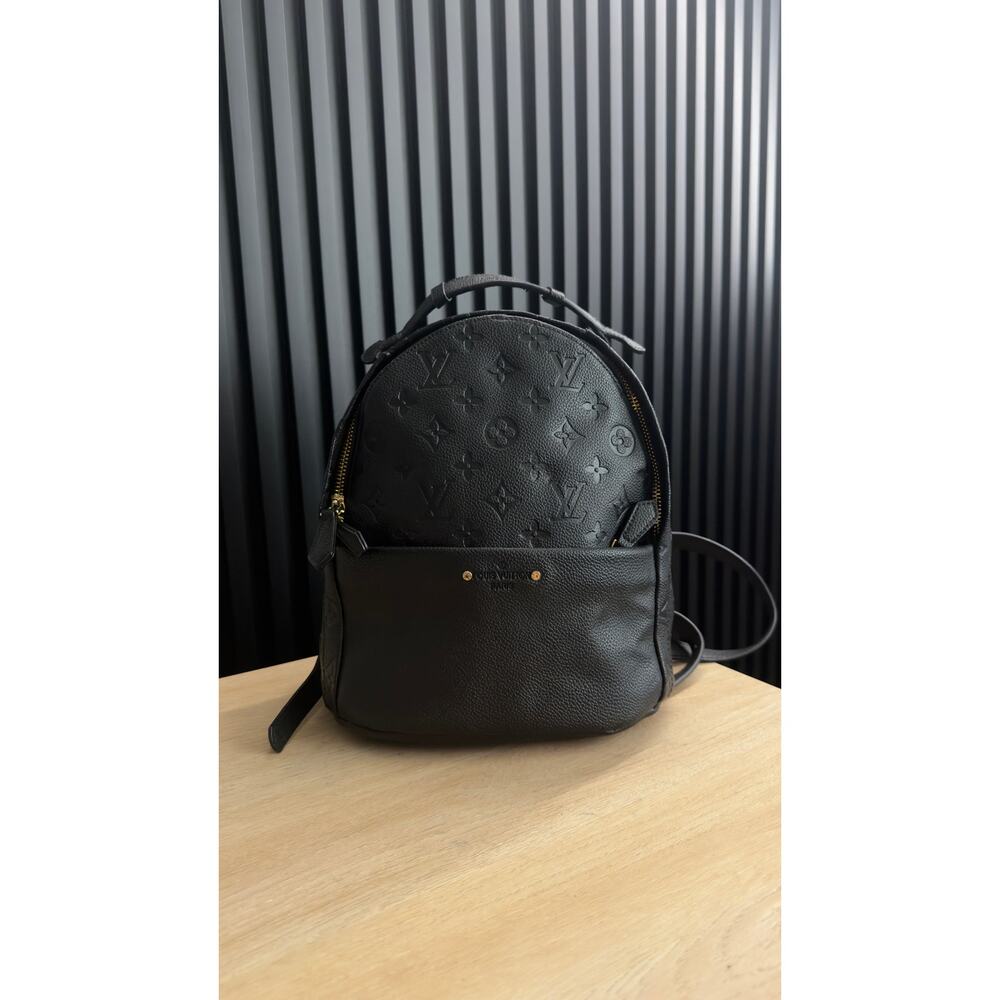 Louis Vuitton Empreinte Sorbonne Black Leather Backpack